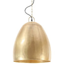 industriel hængelampe 25 W rund 42 cm E27 messingfarvet
