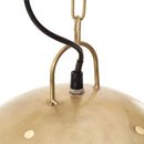 industriel hængelampe 25 W rund 42 cm E27 messingfarvet