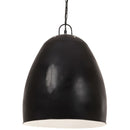 industriel hængelampe 25 W rund 42 cm E27 mat sort