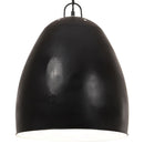 industriel hængelampe 25 W rund 42 cm E27 mat sort