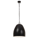 industriel hængelampe 25 W rund 42 cm E27 mat sort