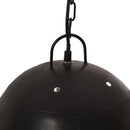 industriel hængelampe 25 W rund 42 cm E27 mat sort