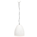 industriel hængelampe 25 W rund 42 cm E27 hvid