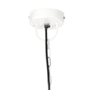 industriel hængelampe 25 W rund 42 cm E27 hvid