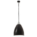 industriel hængelampe 25 W rund 32 cm E27 mat sort
