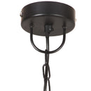industriel hængelampe 25 W rund 32 cm E27 mat sort