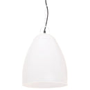 industriel hængelampe 25 W rund 32 cm E27 hvid