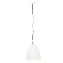 industriel hængelampe 25 W rund 32 cm E27 hvid