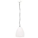 industriel hængelampe 25 W rund 32 cm E27 hvid