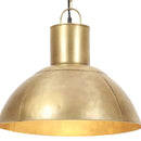 hængelampe 25 W rund 48 cm E27 messingfarvet
