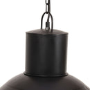 hængelampe 25 W rund 48 cm E27 mat sort