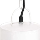 hængelampe 25 W rund 48 cm E27 hvid