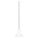 hængelampe 25 W rund 28,5 cm E27 hvid