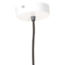 hængelampe 25 W rund 28,5 cm E27 hvid