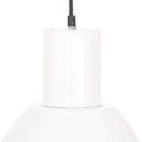 hængelampe 25 W rund 28,5 cm E27 hvid