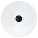 hængelampe 25 W rund 28,5 cm E27 hvid
