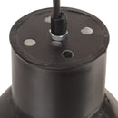 hængelampe 25 W rund 17 cm E27 sort
