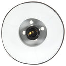 hængelampe 25 W rund 17 cm E27 sort
