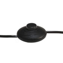 gulvlampe E27 massivt mangotræ sølvfarvet