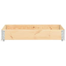 højbed 80x120 cm massivt fyrretræ