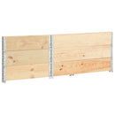 højbed 3 stk. 50x100 cm massivt fyrretræ