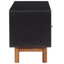 tv-skab 100x35x45 cm massivt akacietræ og MDF