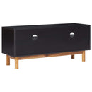 tv-skab 100x35x45 cm massivt akacietræ og MDF