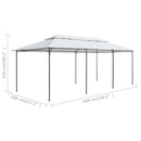 pavillon 600x298x270 cm 180g/m² hvid