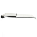 foldemarkise manuel betjening 300x250 cm cremefarvet