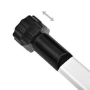 teleskopisk garderobesystem med stænger aluminium