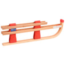 foldbar kælk med ryglæn 119 cm træ