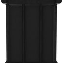 reol med 9 rum 103x30x107,5 cm stof sort