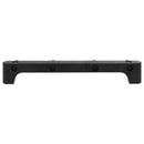 reol med 15 rum og kasser 103x30x175,5 cm stof sort