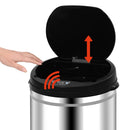 affaldsspand med sensor 30 l rustfrit stål