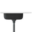 køkkenvask med afløbssæt 600x500x155 mm rustfrit stål sølv