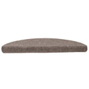 trappemåtter selvklæbende 15 stk. 65x21x4 cm beige halvrund store