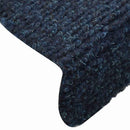 trappemåtter selvklæbende 15 stk. 65x21x4 cm marineblå halvrund store