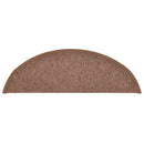 trappemåtter 15 stk. 56x17x3 cm brune halvrunde