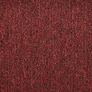 trappemåtter 15 stk. 56x17x3 cm bordeaux halvrund