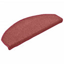 trappemåtter 15 stk. 65 x 24 x 4 cm bordeaux halvrund store