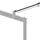 brusevæg ESG-glas med stendesign 140x195 cm