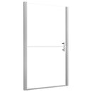 brusedør 100x178 cm hærdet glas