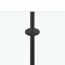 foldbar brusevæg 120x68x130 cm sikkerhedsglas sort