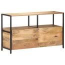 skænk 110x35x65 cm massivt mangotræ
