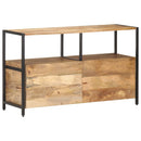skænk 110x35x65 cm massivt mangotræ