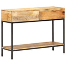 konsolbord 100x35x76 cm massivt mangotræ