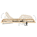 lamelbund med elevation 28 lameller 7 zoner 80x200 cm
