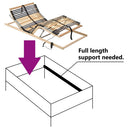 lamelbund med elevation 42 lameller 7 zoner 80x200 cm
