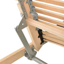 lamelbund med elevation 42 lameller 7 zoner 80x200 cm