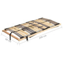 lamelbund med elevation 42 lameller 7 zoner 90x200 cm